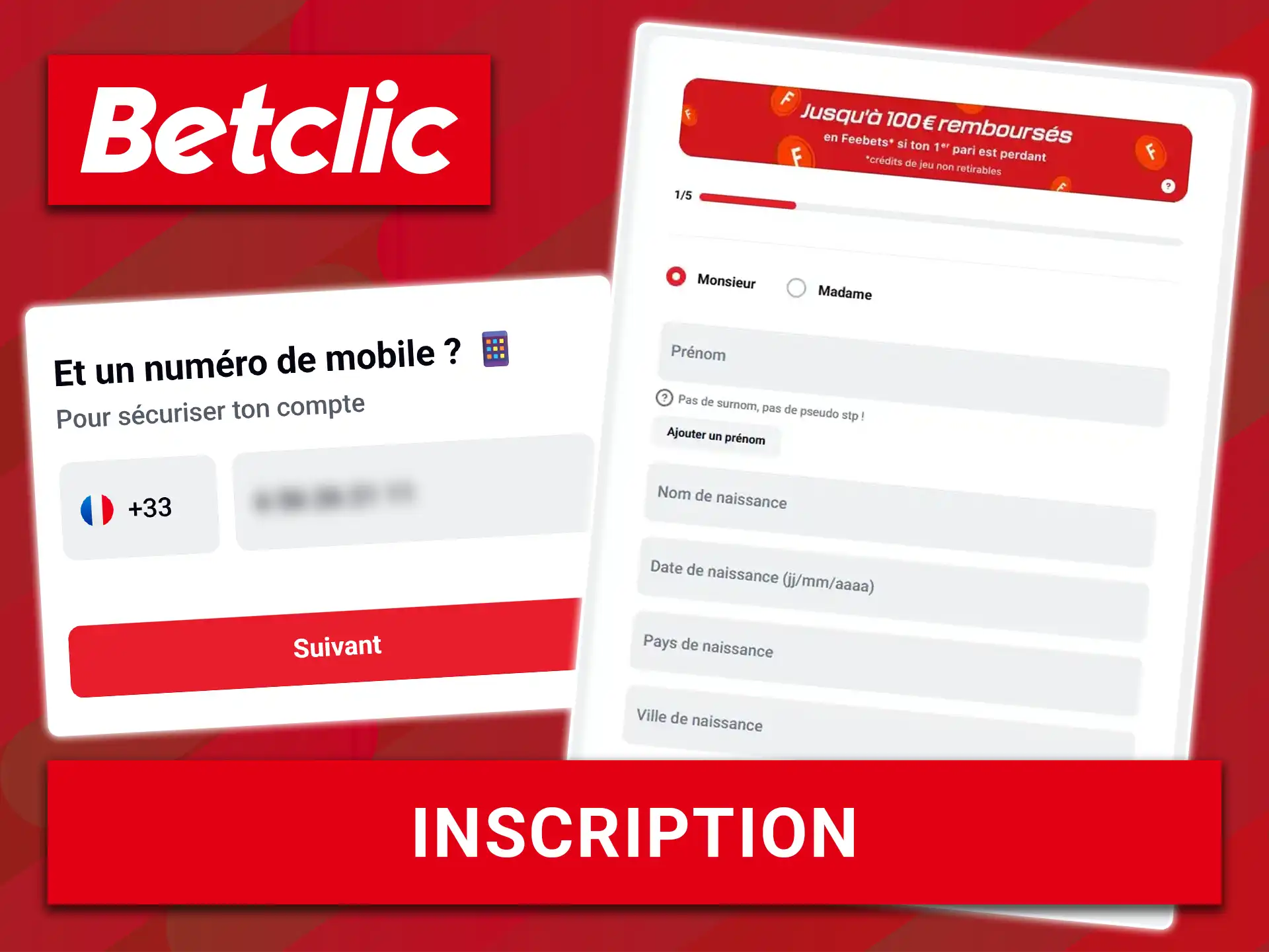 Suivez le guide étape par étape pour réussir votre inscription sur Betclic.