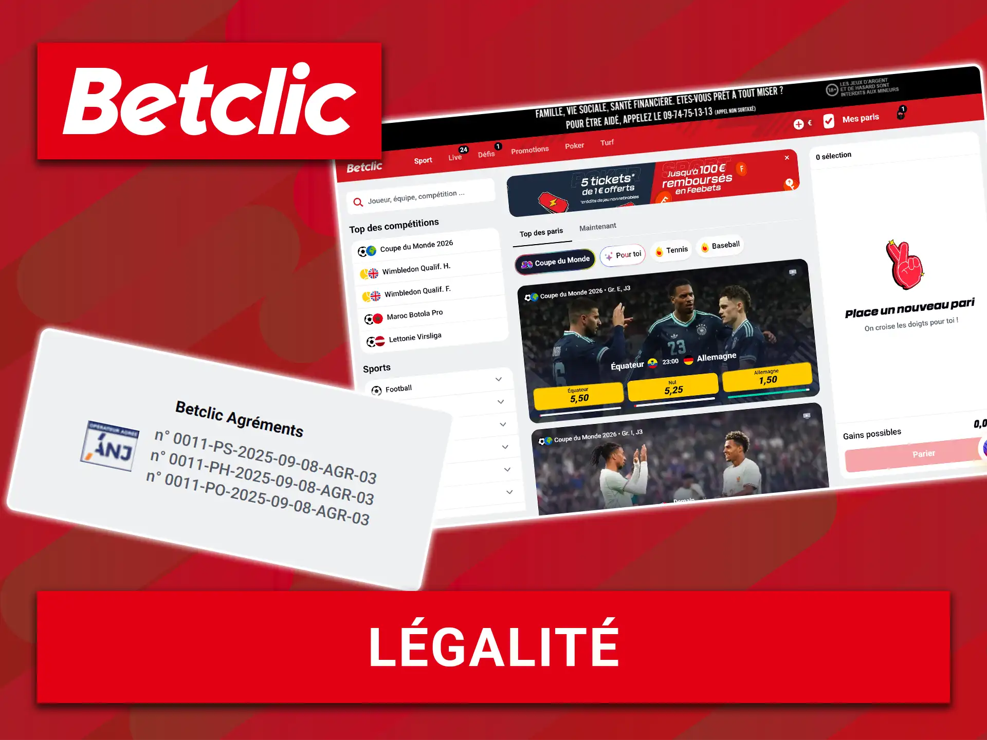 Découvrez si Betclic est légal et sûr en France.