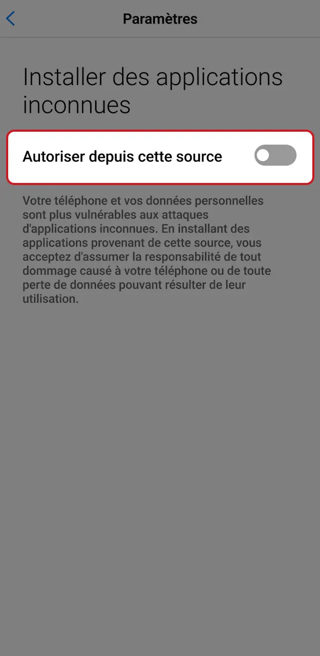 Configurez votre téléphone pour télécharger l'application Betclic.