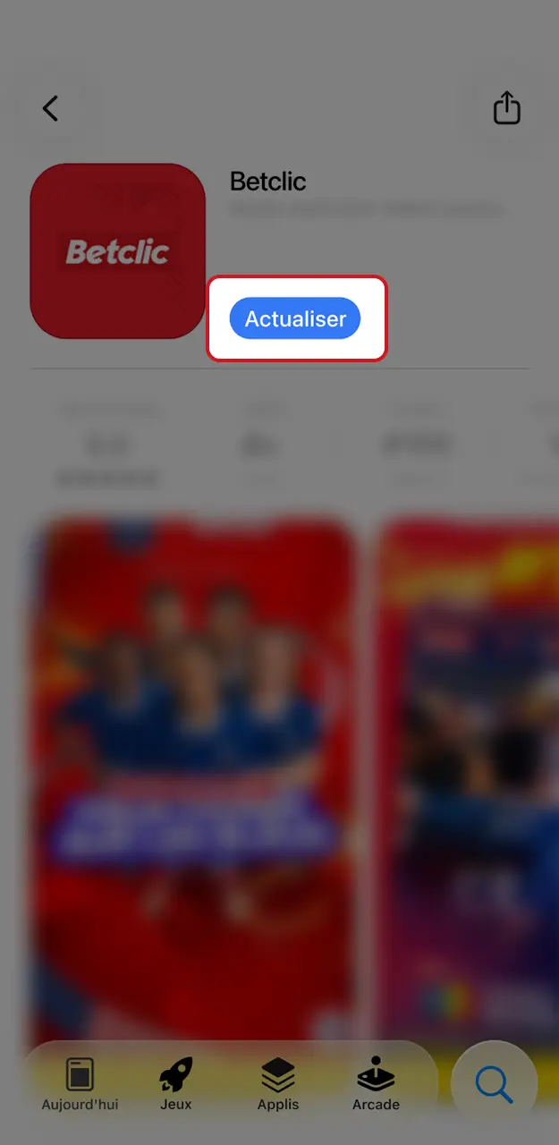 Obtenez le fichier le plus récent et téléchargez la dernière version de Betclic.