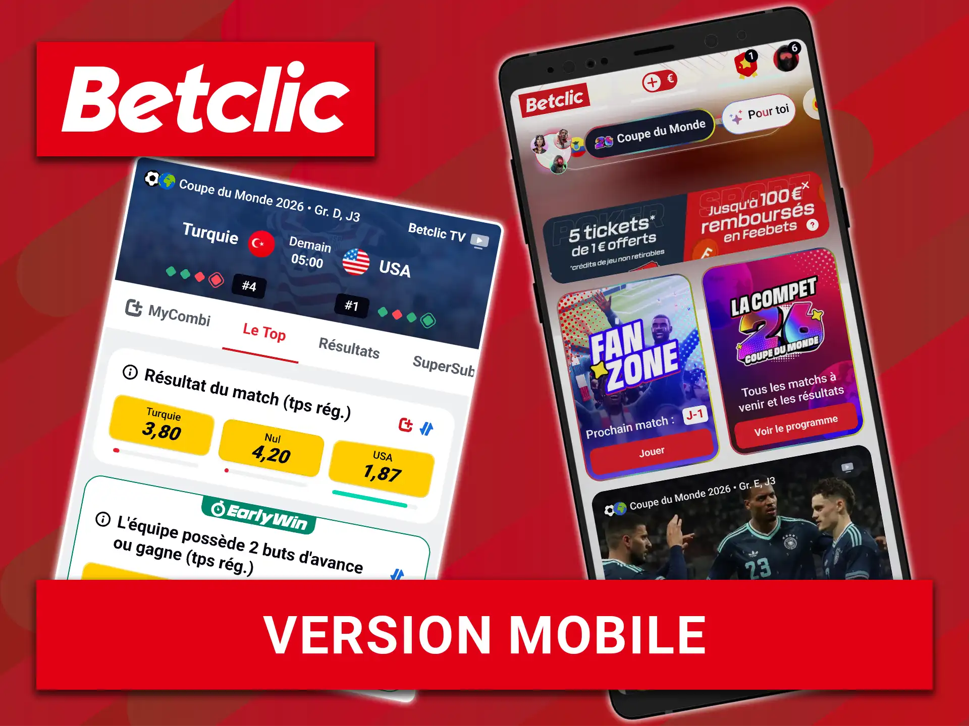 Jouez directement dans votre navigateur sur Betclic.